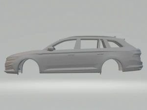 SKODA Superb 4x4 3D Print Model
