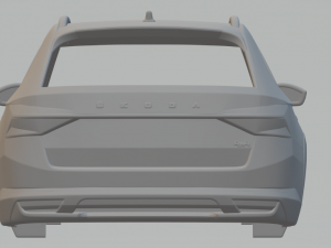 SKODA Superb 4x4 3D 打印模型