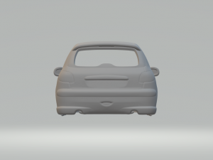 Peugeot 206 Modelo de Impressão 3D