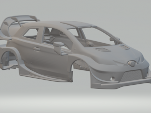 TOYOTA YARIS WRC Modello di stampa 3D