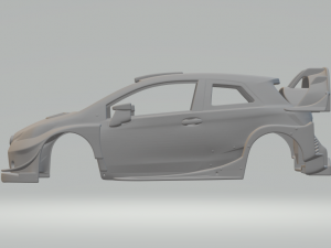 TOYOTA YARIS WRC 3D Baskı Modeli