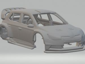 SKODA rally Modèles 3D en vedette