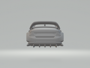SKODA rally Modello di stampa 3D