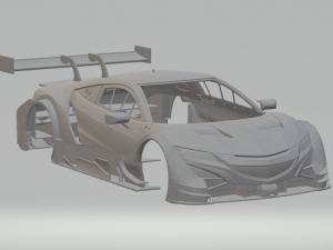 Honda nsx supergt 3D Print Model
