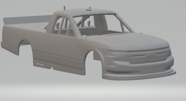 Silverado nascar 3D Print Model .c4d .max .obj .3ds .fbx .stl .blend