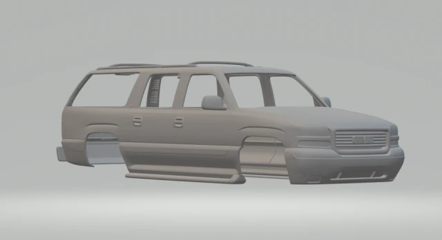 Gmc yukon 3D Print Model .c4d .max .obj .3ds .fbx .stl .blend 