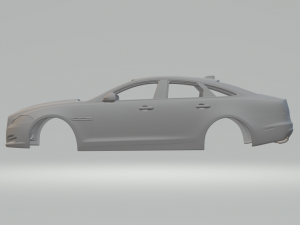 Jaguar xj Model Cetak 3D