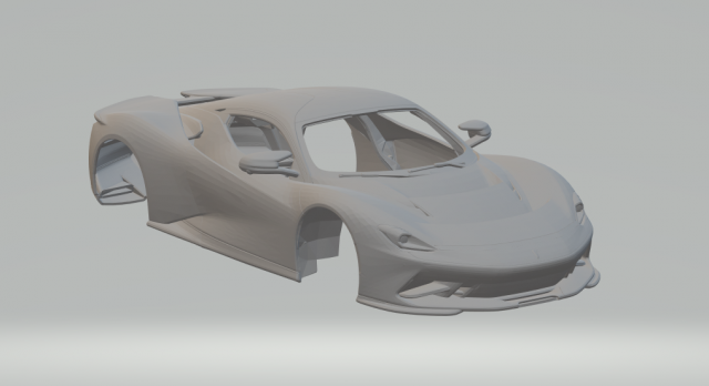 Pininfarina battista Modèles 3D en vedette .c4d .max .obj .3ds .fbx .stl .blend 
