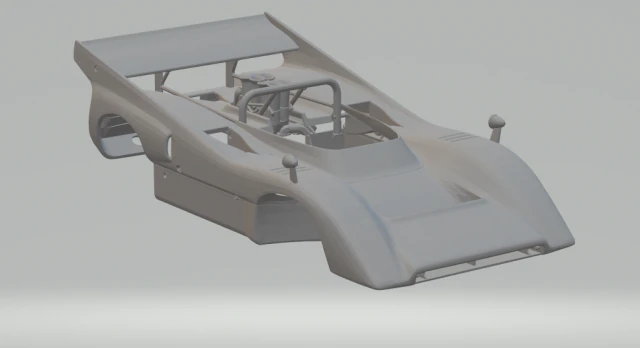 McLaren M8D Chevrolet 3D Print Model .c4d .max .obj .3ds .fbx .stl .blend