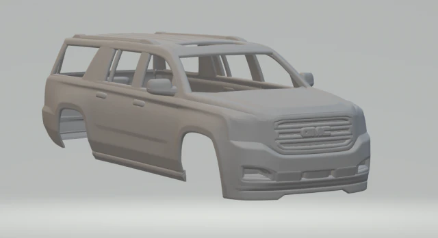 Gmc yukon 3D Print Model .c4d .max .obj .3ds .fbx .stl .blend 