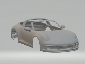 Porsche 911 heritage targa 3D Print Model