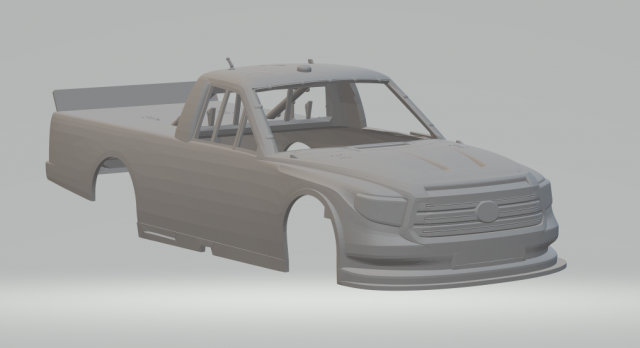 Toyota thundra nascar Modèles 3D en vedette .c4d .max .obj .3ds .fbx .stl .blend