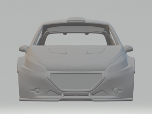 PEUGEOT 208 race car 3D-printmodel