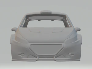 PEUGEOT 208 race car 3D Print Model