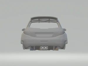 PEUGEOT 208 race car 3D Print Model