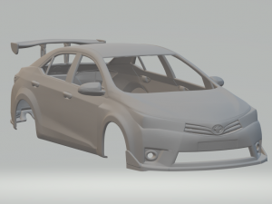 Toyota corolla race car Modelo de impresión 3D
