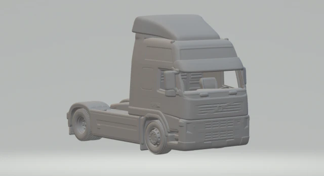VOLVO FM 3D Print Model .c4d .max .obj .3ds .fbx .stl .blend 