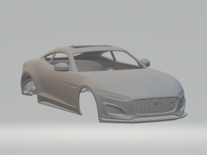Jaguar f-type r 3D Print Model