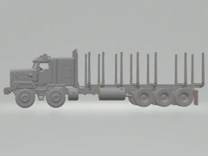 Kenworth c500 3D Print Model