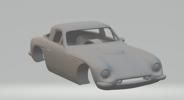 TVR Griffith 400 3D Print Model .c4d .max .obj .3ds .fbx .stl .blend 