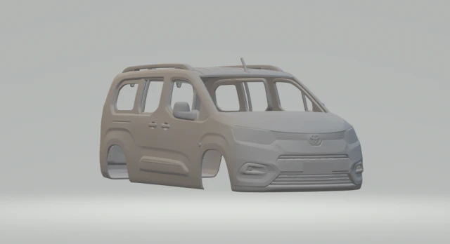 Toyota pro ace 3D Print Model .c4d .max .obj .3ds .fbx .stl .blend 