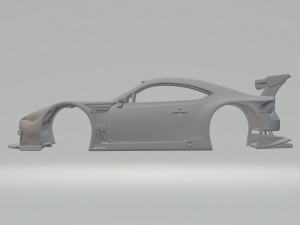 Subaru brz race car 3D Print Model
