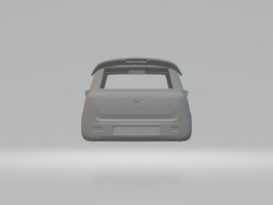 Fiat uno race car Modèles 3D en vedette