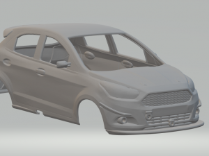 Ka race car 3Dプリントモデル