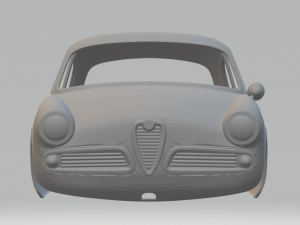 Alfa giulia 3Dプリントモデル