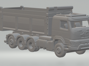 Volvo fmx tridem 3D-Druckmodell