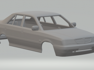 Lancia dedra 89 3D Print Model
