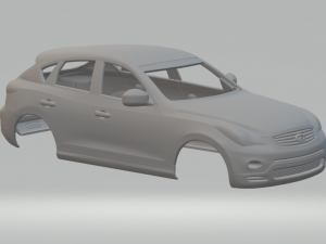Infiniti EX 2009 Modello di stampa 3D