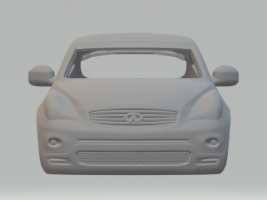Infiniti EX 2009 3Dプリントモデル