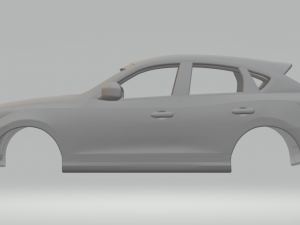 Infiniti EX 2009 3Dプリントモデル