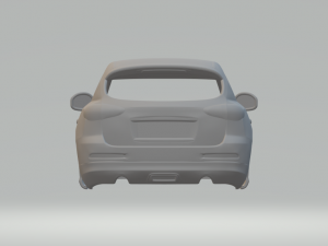 Infiniti EX 2009 3Dプリントモデル
