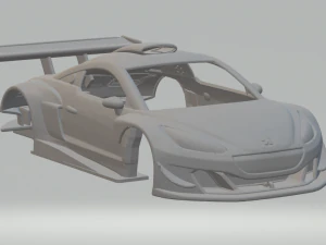 Peugeot rcz yarış arabası 3D Baskı Modeli