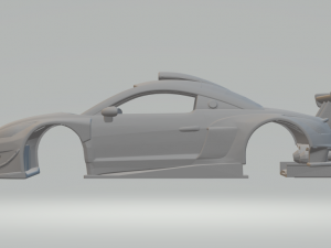 Peugeot rcz race car 3Dプリントモデル