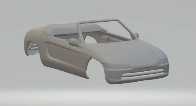 Honda beat 3D Print Model .c4d .max .obj .3ds .fbx .stl .blend 