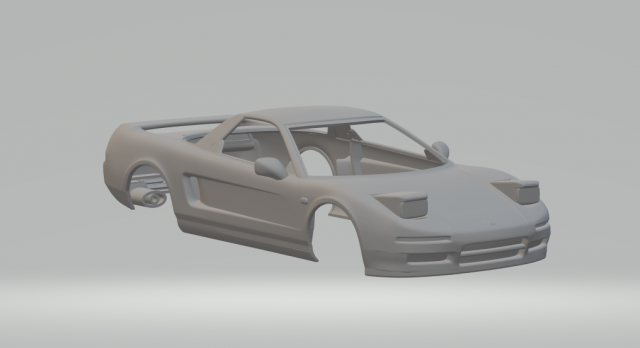 Honda NSX Type-R 1992 Modelo de Impressão 3D .c4d .max .obj .3ds .fbx .stl .blend 
