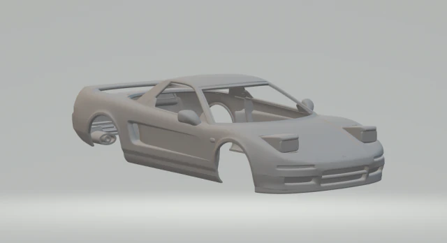 Honda NSX Type-R 1992 3D Print Model .c4d .max .obj .3ds .fbx .stl .blend