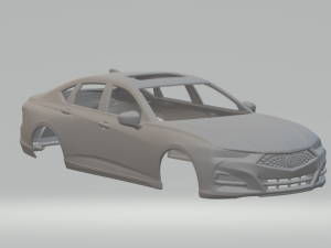 Acura tlx 2022 3Dプリントモデル