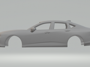 Acura tlx 2022 3Dプリントモデル