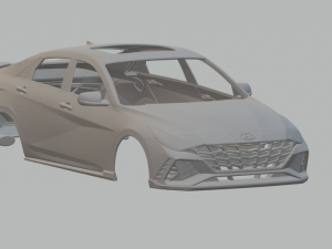 Hyundai elantra n 3D 打印模型