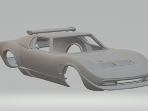Miura SVj 3D Print Model