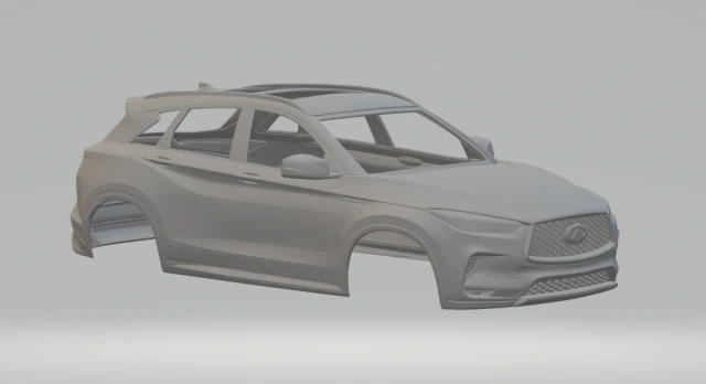 Infiniti qx50 3D Print Model .c4d .max .obj .3ds .fbx .stl .blend