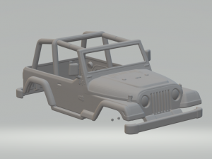 Jeep wrangler mk2 3D Print Model