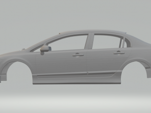 Honda civic 2017 3D printmodel