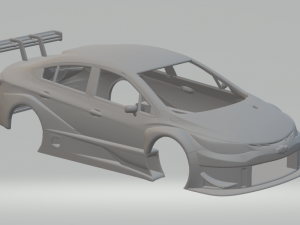 Chevrolet cruze race car 3D 프린트 모델