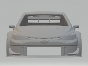 Chevrolet cruze race car Modello di stampa 3D