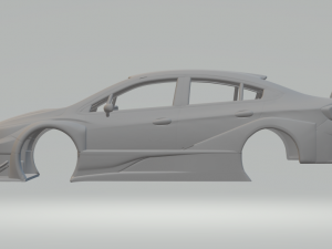 Chevrolet cruze race car Modello di stampa 3D